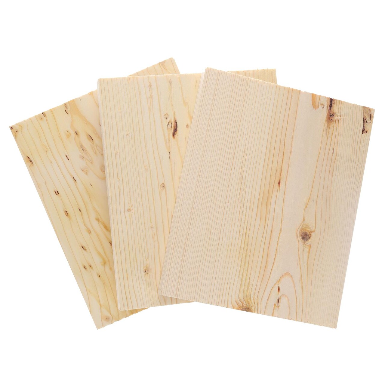 Hampton Art Wood Panels 8x10 Inch 3 Pack – Unfinished Craft Wood Boards for Painting, Wood Burning, Vinyl, Decoupage and Stenciling – DIY Wall Art and Home Décor